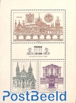 Souvenir Sheet Praga 1968, not valid for postage
