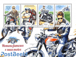 Famous people on motorcycles 4v m/s