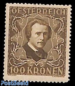100Kr, Perf. 12.5, Stamp out of set