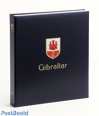 Luxus Binder Briefmarken Album Gibraltar III