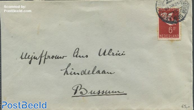 Envelope to Bussum with nvph no.291