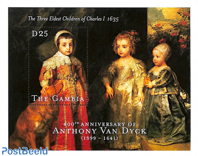 Anthony van Dyck, The three eldest children of Charles I s/s